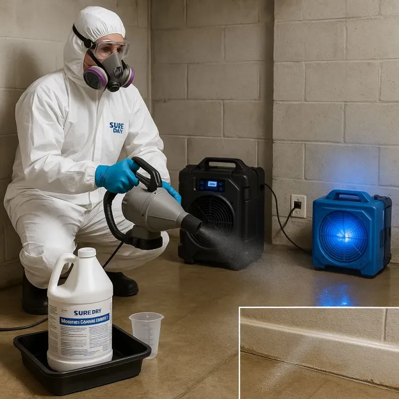 Sanitization and Odor Removal process in Adamstown, PA