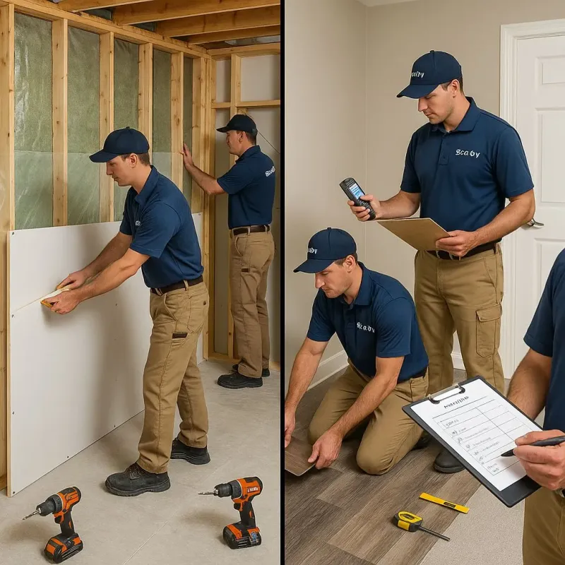 Repairs and Reconstruction process in Adamstown, PA
