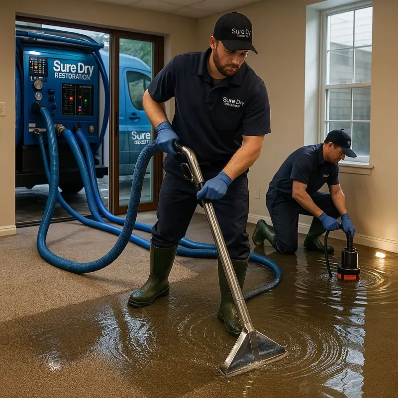 Water Extraction and Removal process in Adamstown, PA